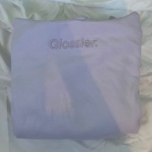 Glossier Lavender Hoodie Limited Edition Size Small